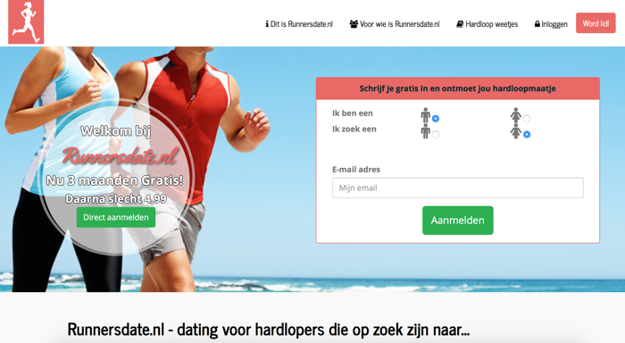 datingsite voor hardlopers runnersdate