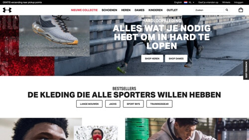 under armour hardlopen website